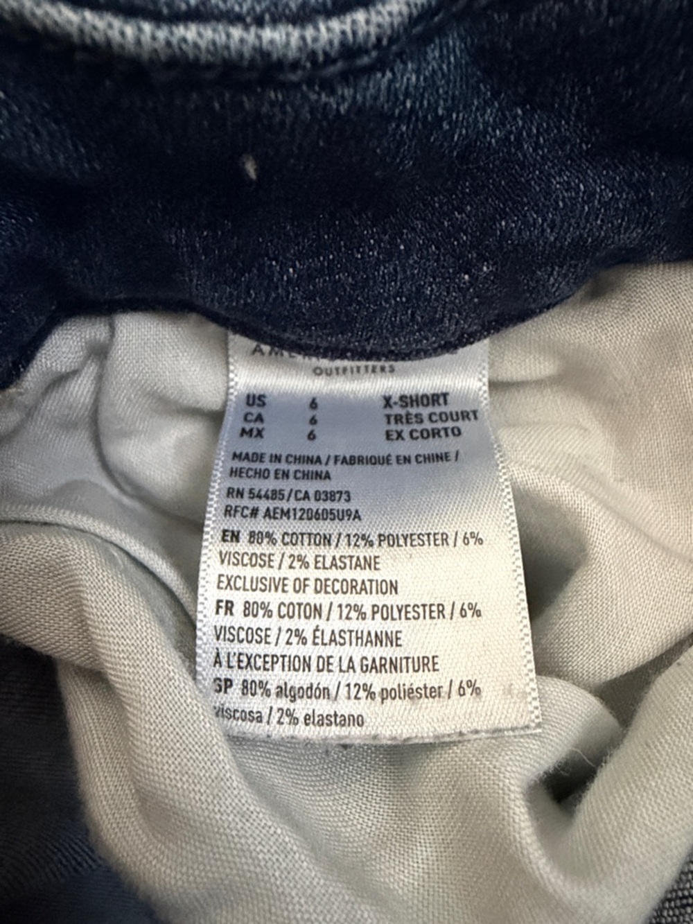 American Eagle Jeggings Bundle — Light, Distressed Medium, Dark Wash THREE PAIRS - Picture 7 of 13